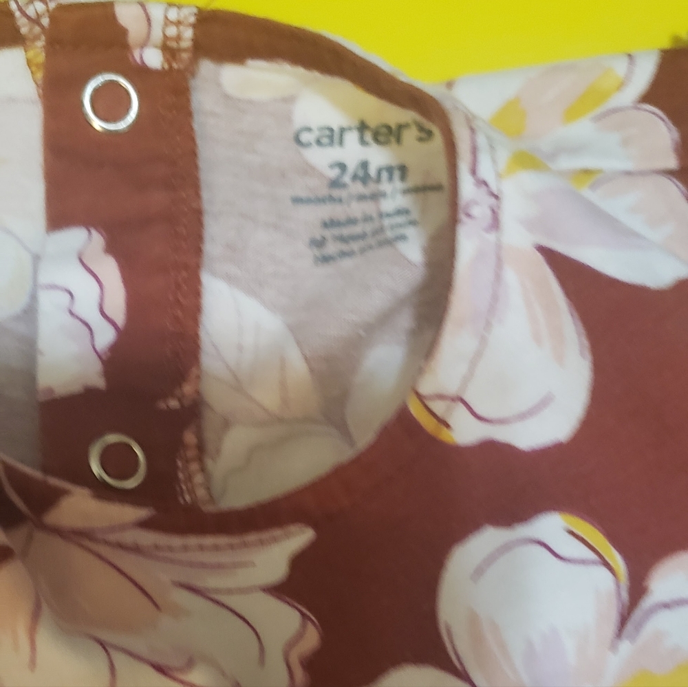 CARTER'S size 24 Months Long Sleeve Dress Toddler Girl Clothing - Picture 5 of 9